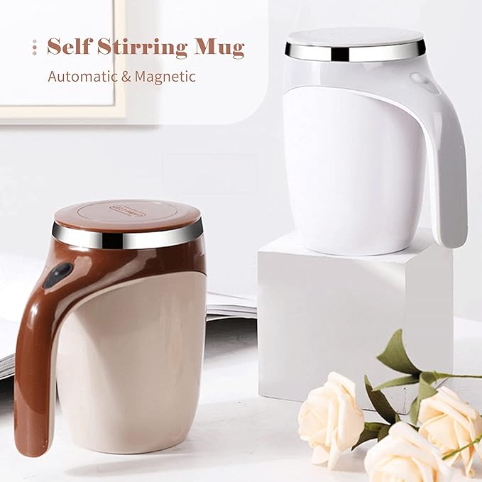 380mL Self Stirring Mug with Lid AED 23